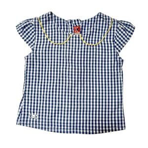 Psycho Bunny Gingham Blouse Size 5/6